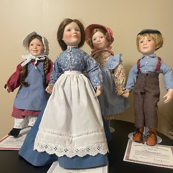 Vintage-Style Porcelain Doll Collection from Little House On The Prairie.